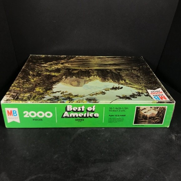 Yosemite Valley jigsaw puzzle 1981 New 2000 Piece sealed Vintage Best of America - Picture 6 of 7